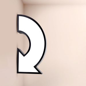 لایت باکس دوطرفه طرح فلش