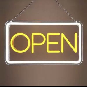نئون طرح open