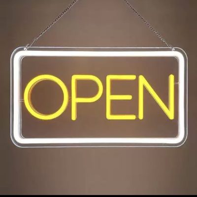 نئون طرح open